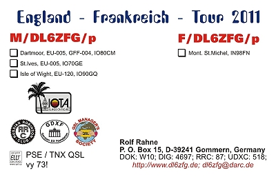 QSL M/DL6ZFG/p